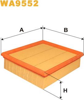 WIX Filters WA9552 - Gaisa filtrs autodraugiem.lv