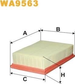 WIX Filters WA9563 - Gaisa filtrs autodraugiem.lv