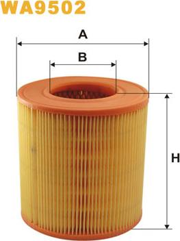 WIX Filters WA9502 - Gaisa filtrs autodraugiem.lv