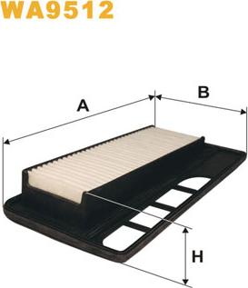 WIX Filters WA9512 - Gaisa filtrs autodraugiem.lv