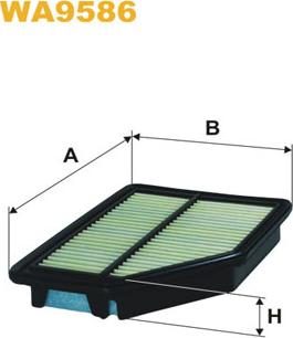 WIX Filters WA9586 - Gaisa filtrs autodraugiem.lv