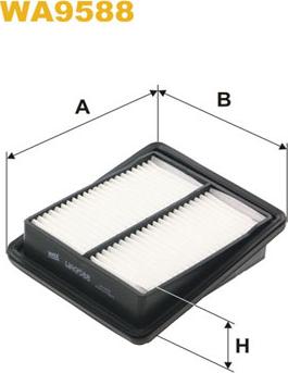 WIX Filters WA9588 - Gaisa filtrs autodraugiem.lv