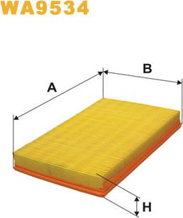WIX Filters WA9534 - Gaisa filtrs autodraugiem.lv