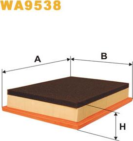 WIX Filters WA9538 - Gaisa filtrs autodraugiem.lv