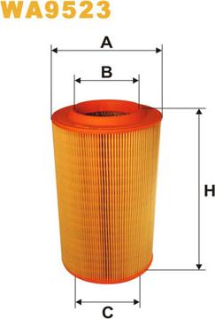 WIX Filters WA9523 - Gaisa filtrs autodraugiem.lv