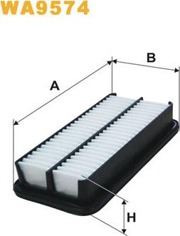 WIX Filters WA9574 - Gaisa filtrs autodraugiem.lv