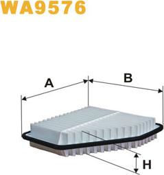 WIX Filters WA9576 - Gaisa filtrs autodraugiem.lv