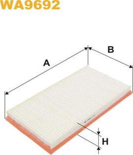 WIX Filters WA9692 - Gaisa filtrs autodraugiem.lv