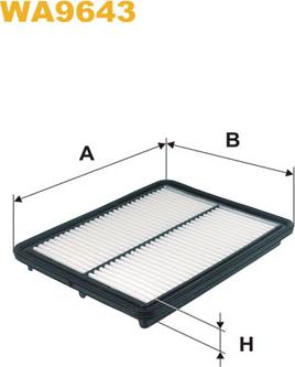 WIX Filters WA9643 - Gaisa filtrs autodraugiem.lv