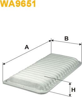 WIX Filters WA9651 - Gaisa filtrs autodraugiem.lv