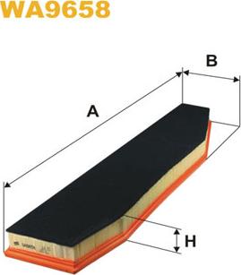 WIX Filters WA9658 - Gaisa filtrs autodraugiem.lv