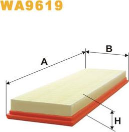 WIX Filters WA9619 - Gaisa filtrs autodraugiem.lv