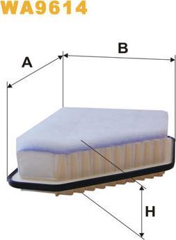 WIX Filters WA9614 - Gaisa filtrs autodraugiem.lv