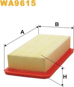 WIX Filters WA9615 - Gaisa filtrs autodraugiem.lv