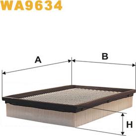 WIX Filters WA9634 - Gaisa filtrs autodraugiem.lv