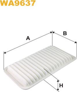 WIX Filters WA9637 - Gaisa filtrs autodraugiem.lv