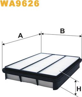 WIX Filters WA9626 - Gaisa filtrs autodraugiem.lv