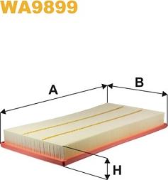 WIX Filters WA9899 - Gaisa filtrs autodraugiem.lv