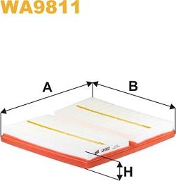 WIX Filters WA9811 - Gaisa filtrs autodraugiem.lv