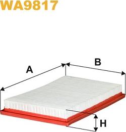 WIX Filters WA9817 - Gaisa filtrs autodraugiem.lv