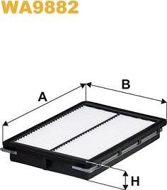 WIX Filters WA9882 - Gaisa filtrs autodraugiem.lv