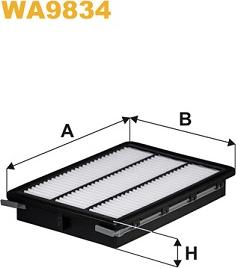 WIX Filters WA9834 - Gaisa filtrs autodraugiem.lv