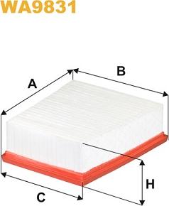 WIX Filters WA9831 - Gaisa filtrs autodraugiem.lv