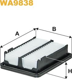 WIX Filters WA9838 - Gaisa filtrs autodraugiem.lv