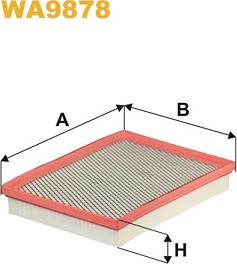 WIX Filters WA9878 - Gaisa filtrs autodraugiem.lv