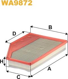 WIX Filters WA9872 - Gaisa filtrs autodraugiem.lv