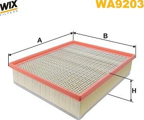 WIX Filters WA9203 - Gaisa filtrs autodraugiem.lv