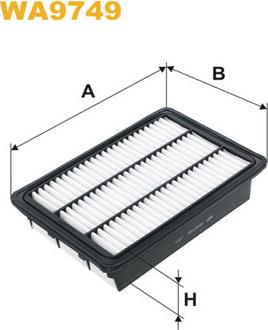 WIX Filters WA9749 - Gaisa filtrs autodraugiem.lv