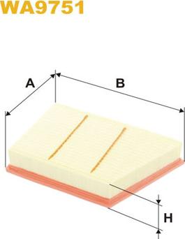 WIX Filters WA9751 - Gaisa filtrs autodraugiem.lv