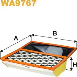 WIX Filters WA9767 - Gaisa filtrs autodraugiem.lv