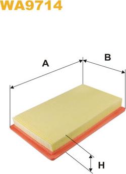 WIX Filters WA9714 - Gaisa filtrs autodraugiem.lv
