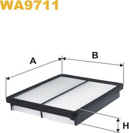 WIX Filters WA9711 - Gaisa filtrs autodraugiem.lv