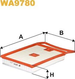 WIX Filters WA9780 - Gaisa filtrs autodraugiem.lv