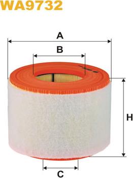 WIX Filters WA9732 - Gaisa filtrs autodraugiem.lv