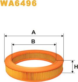 WIX Filters WA6496 - Gaisa filtrs autodraugiem.lv