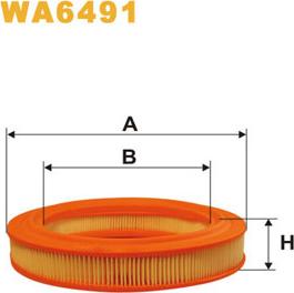 WIX Filters WA6491 - Gaisa filtrs autodraugiem.lv