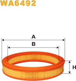 WIX Filters WA6492 - Gaisa filtrs autodraugiem.lv