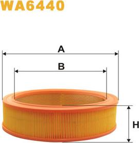 WIX Filters WA6440 - Gaisa filtrs autodraugiem.lv