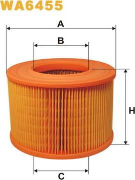 WIX Filters WA6455 - Gaisa filtrs autodraugiem.lv