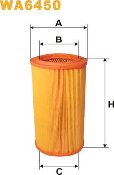 WIX Filters WA6450 - Gaisa filtrs autodraugiem.lv