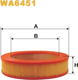 WIX Filters WA6451 - Gaisa filtrs autodraugiem.lv