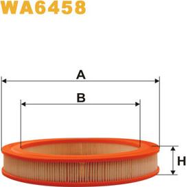 WIX Filters WA6458 - Gaisa filtrs autodraugiem.lv