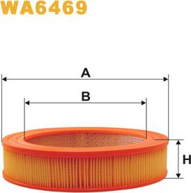 WIX Filters WA6469 - Gaisa filtrs autodraugiem.lv