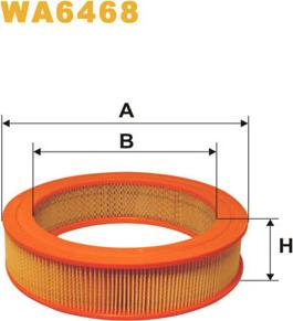 WIX Filters WA6468 - Gaisa filtrs autodraugiem.lv