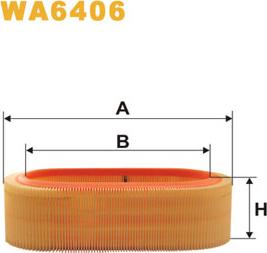 WIX Filters WA6406 - Gaisa filtrs autodraugiem.lv