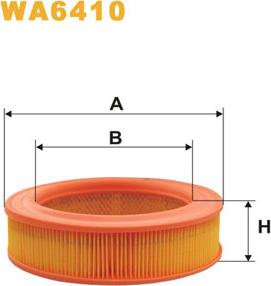 WIX Filters WA6410 - Gaisa filtrs autodraugiem.lv